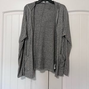 Gray cardigan
